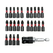 Hyper Tough 25 Piece 1" Impact Rated Screwdriver Bit Set