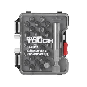 Set de 28 Piezas de Puntas de Seguridad y Destornillador en Estuche Hyper Tough