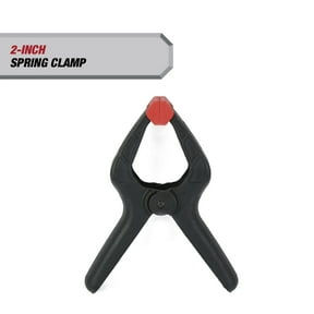 Hyper Tough 2-inch Light-Duty Spring Clamp with Swivel Pads