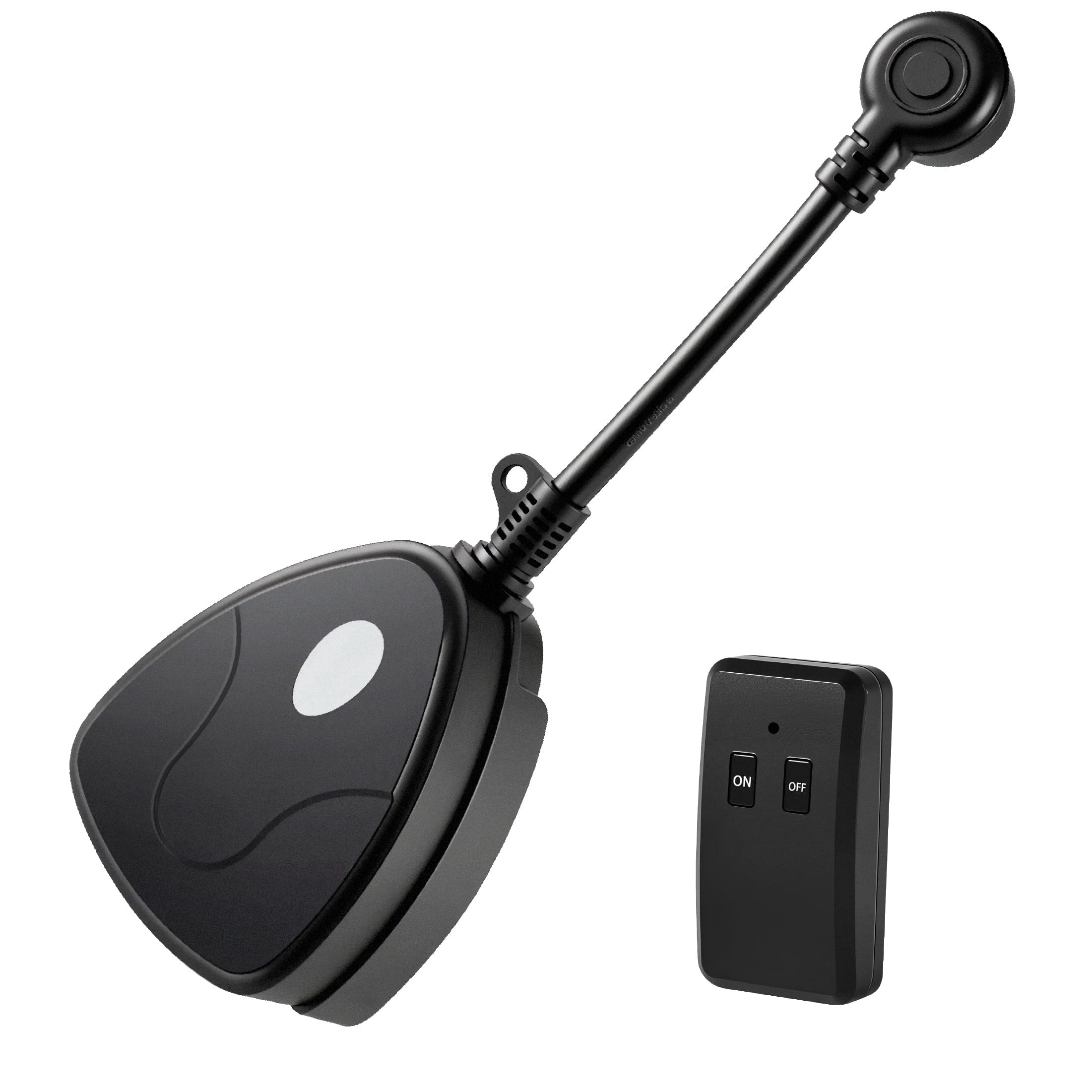 Indoor/Outdoor 2-Outlet Wireless Remote Control, Black, by Holiday Time