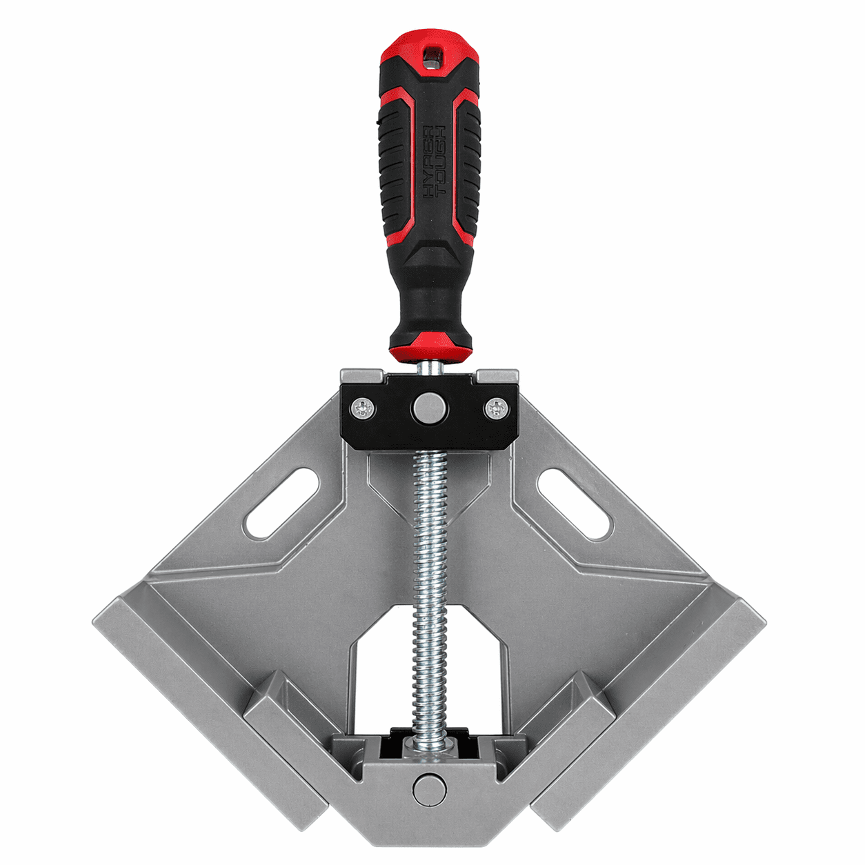 Hyper Tough 90-Degree Corner Clamp Set, 2pc, Silver, Heavy Duty
