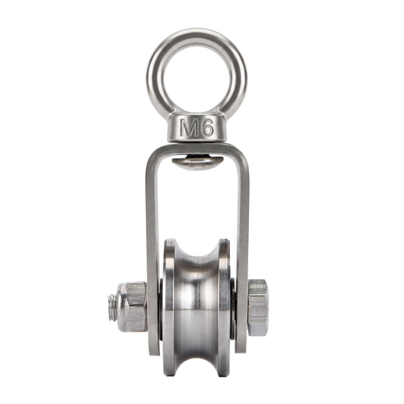 Hyper Tough Cable Pulley Wheel, Stainless Steel, 2 Pack