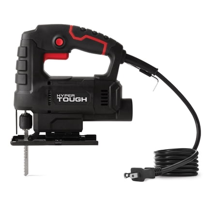 Hyper Tough 3.5-Amp Corded Jig Saw, Corded, 120 Volt, Model Number 44002, for Wood-Cutting