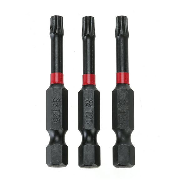Hyper Tough 3-Piece 2-Inch Star Impact Rated Driving Bits Set