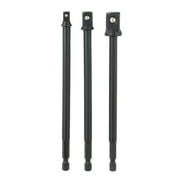 Hyper Tough 3 Piece Impact Rated Long Reach Socket Adapter Set