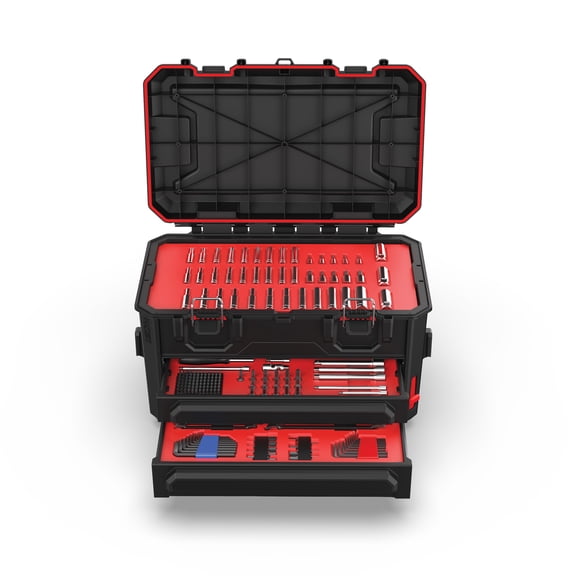 Hyper Tough 302-Piece Mechanics Tool Set with Sockets, Ratchets, Wrenches & Hex Keys, Complete Home & Auto Repair Kit in Storage Case
