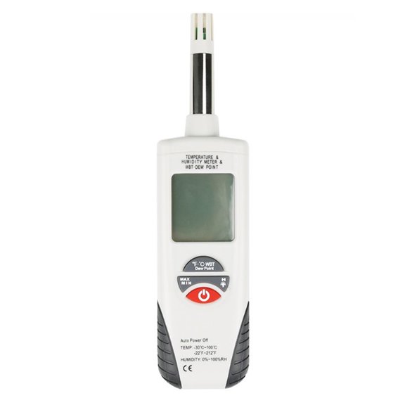 HT-350 Portable Size High Accuracy Thermometer Hygrometer, Digital LCD Display Indoor Outdoor Temperature Humidity Meter