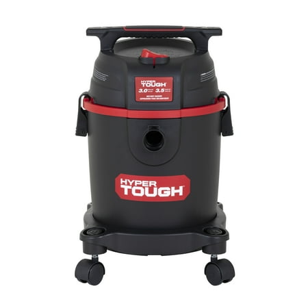 hyper tough 3 gallon 3.5 hp poly wet dry vacuum for home, car, garage & workshop