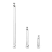 Hyper Tough 3-Piece 3/8-inch Drive Wobble Extension Bar Set