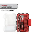 thumbnail image 1 of Hyper Tough 40-Piece Ratchet with Sockets and Bits in Click Fit Case, 1 of 13