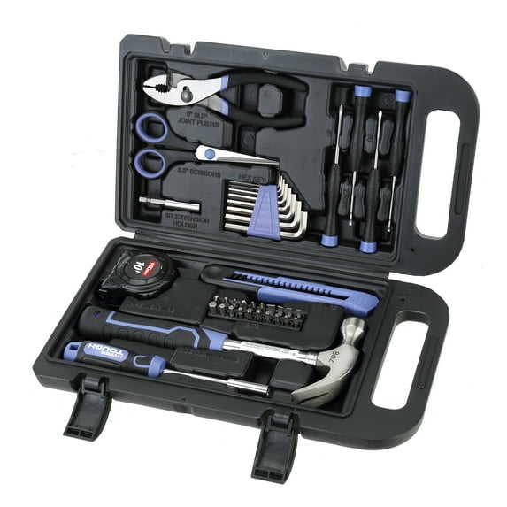 Hyper Tough 40 Piece Purple General Household Tool Kit