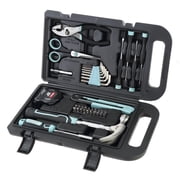 Hyper Tough 40-Piece Seafoam Household Tool Kit for Basic Repairs and DIY Projects