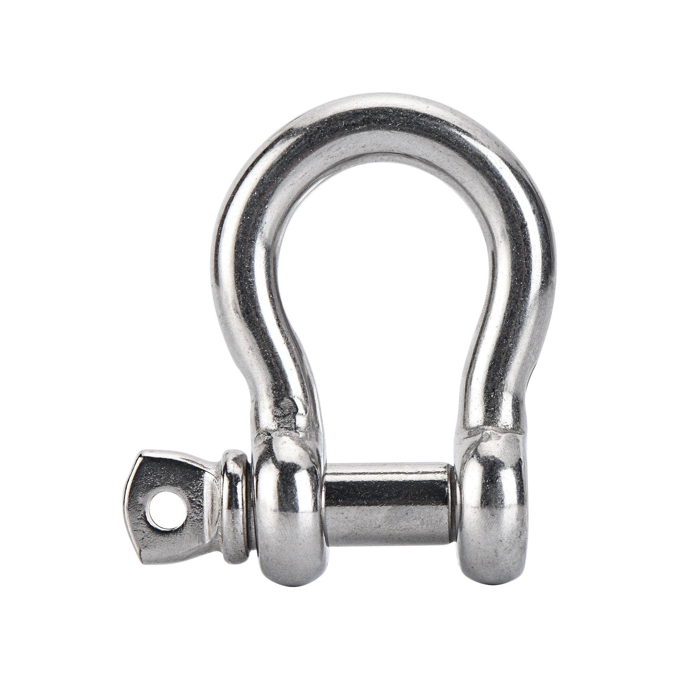 Hyper Tough 1/2 in. D-Ring Shackles, Stainless Steel 316, Marine Grade, 4 Pack