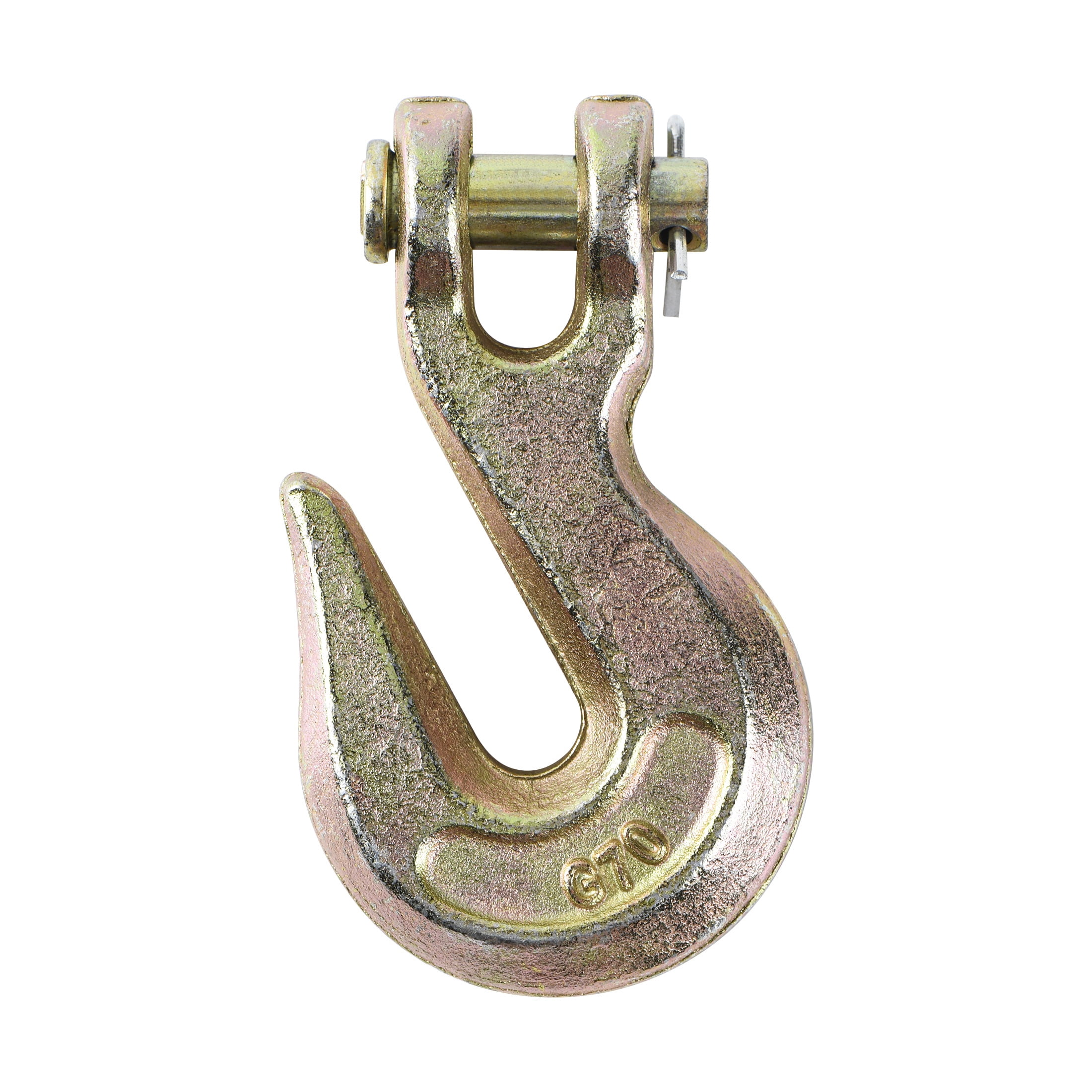 Hyper Tough 3/8 in. Clevis Grab Hook, Gold, 4 Pack