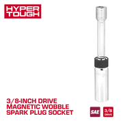 Hyper Tough 3/8-inch Drive 5/8-inch Magnetic Wobble Spark Plug Socket