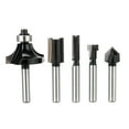 thumbnail interactive-video image 1 of Hyper Tough 5 Piece Carbide Router Bit Set, 1 of 12