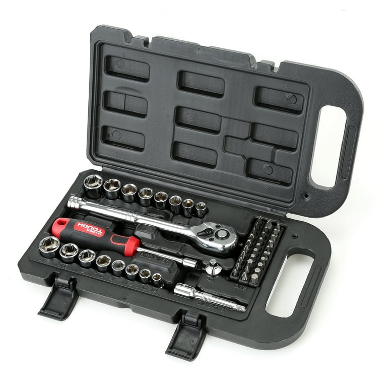 Hyper Tough 55-Piece Auto Repair Socket Set - Walmart.com
