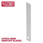 Hyper Tough 9 mm Snap-Off Blades, 5 Pack