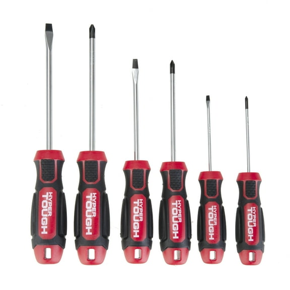 Hyper Tough 6 Piece Screwdriver Set