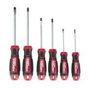 Hyper Tough 6-Piece Slotted and Phillips Screwdriver Set
