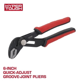 Hyper Tough 6-inch Quick Adjust Groove Joint Pliers