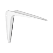 Hyper Tough Shelf Bracket, White, 6 in x 8 in, Actual Use 5.2 in x 7.6 in