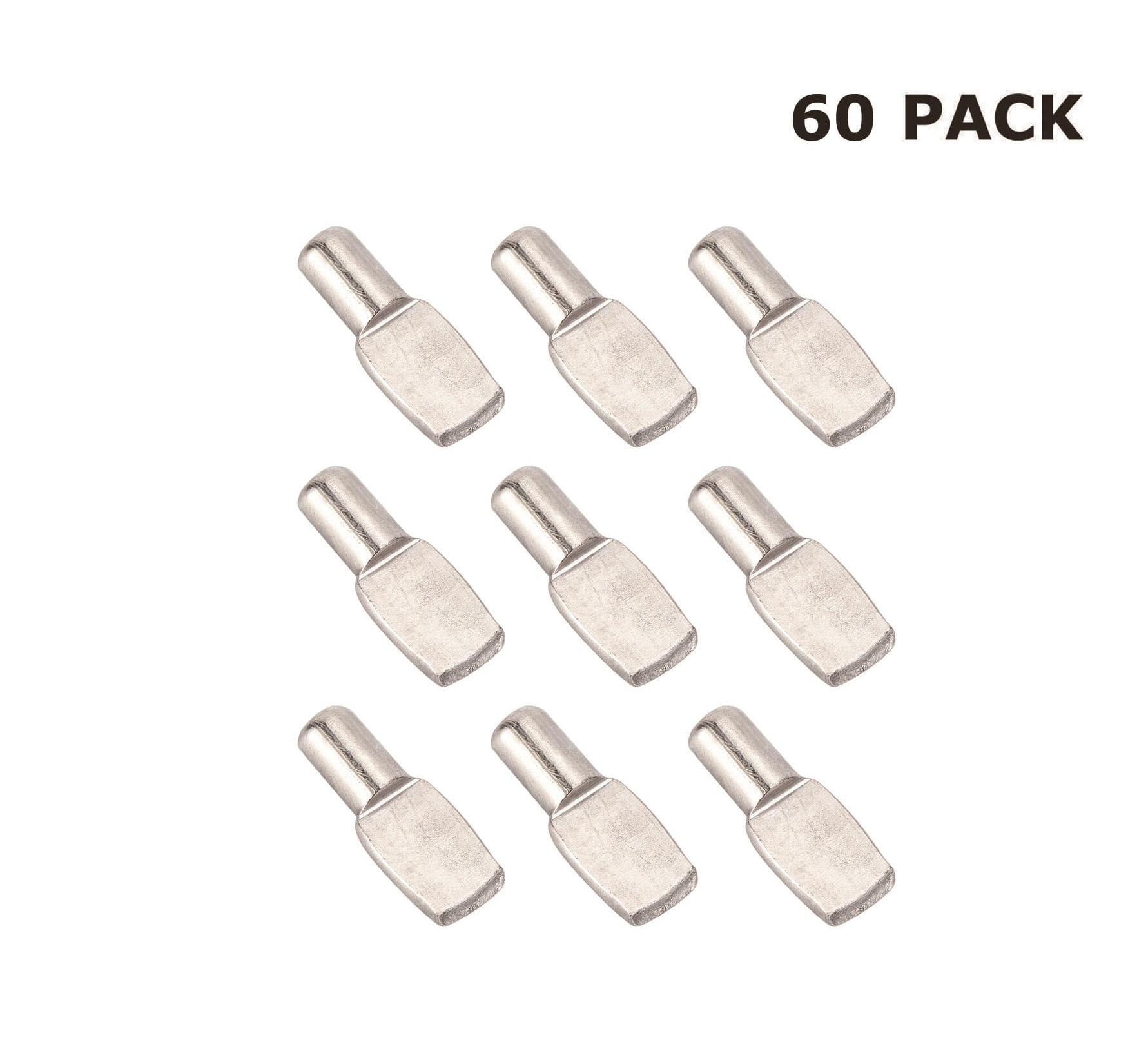Hyper Tough 5mm Shelf Pin, Satin Nickel, 60 Pack