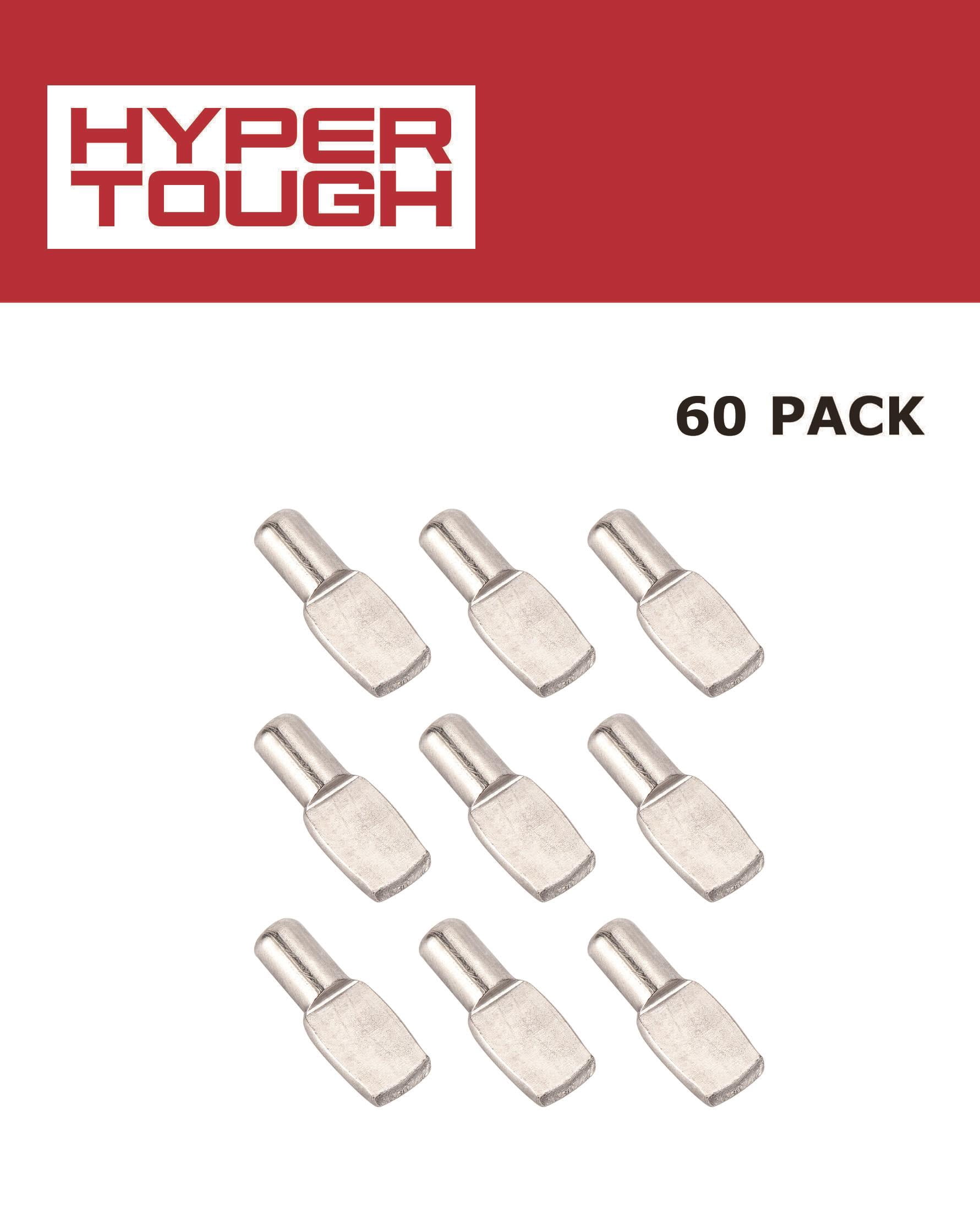 Hyper Tough 5mm Shelf Pin, Satin Nickel, 60 Pack