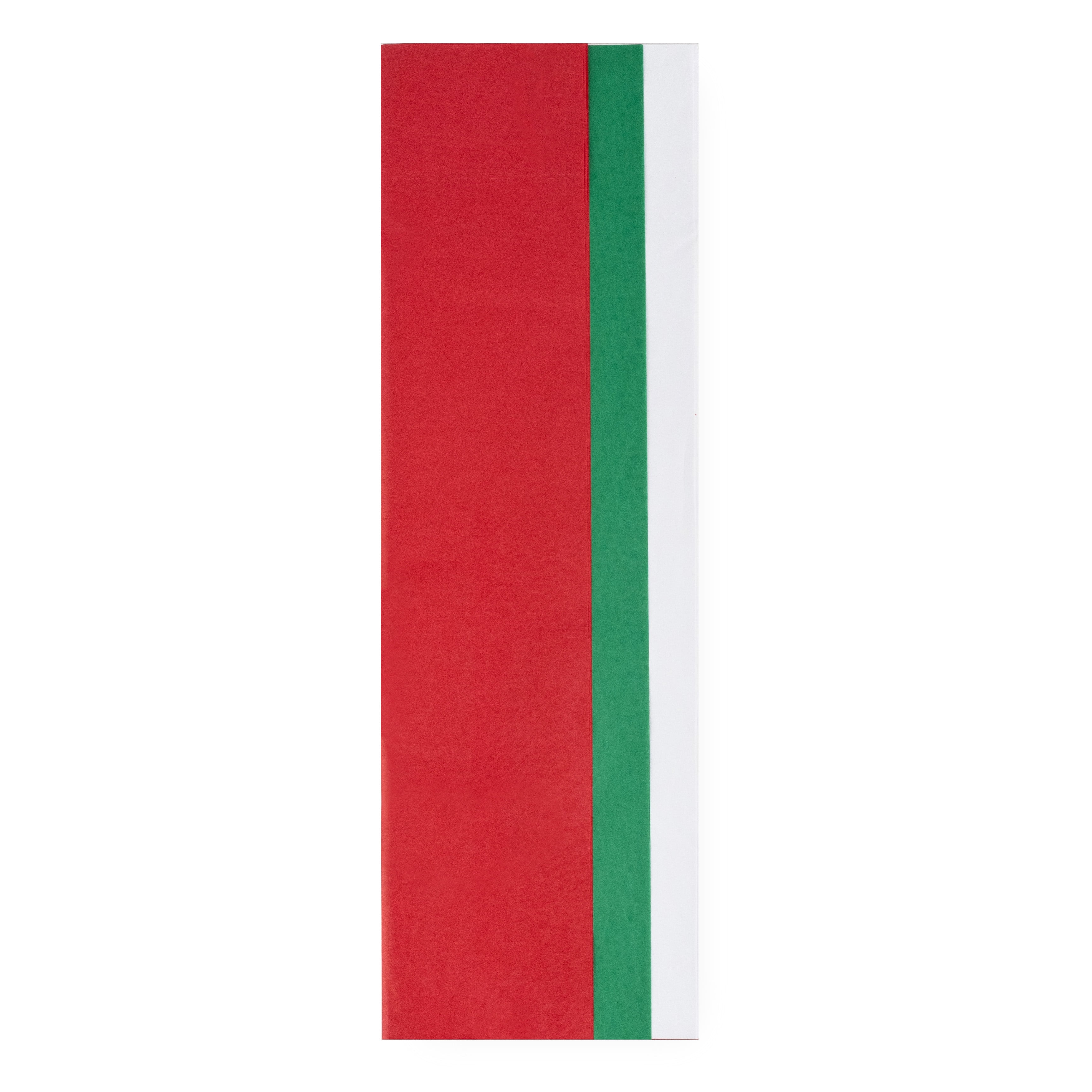 Red, Green, and White Gift Tissue Paper, 60 Sheets, by Holiday Time