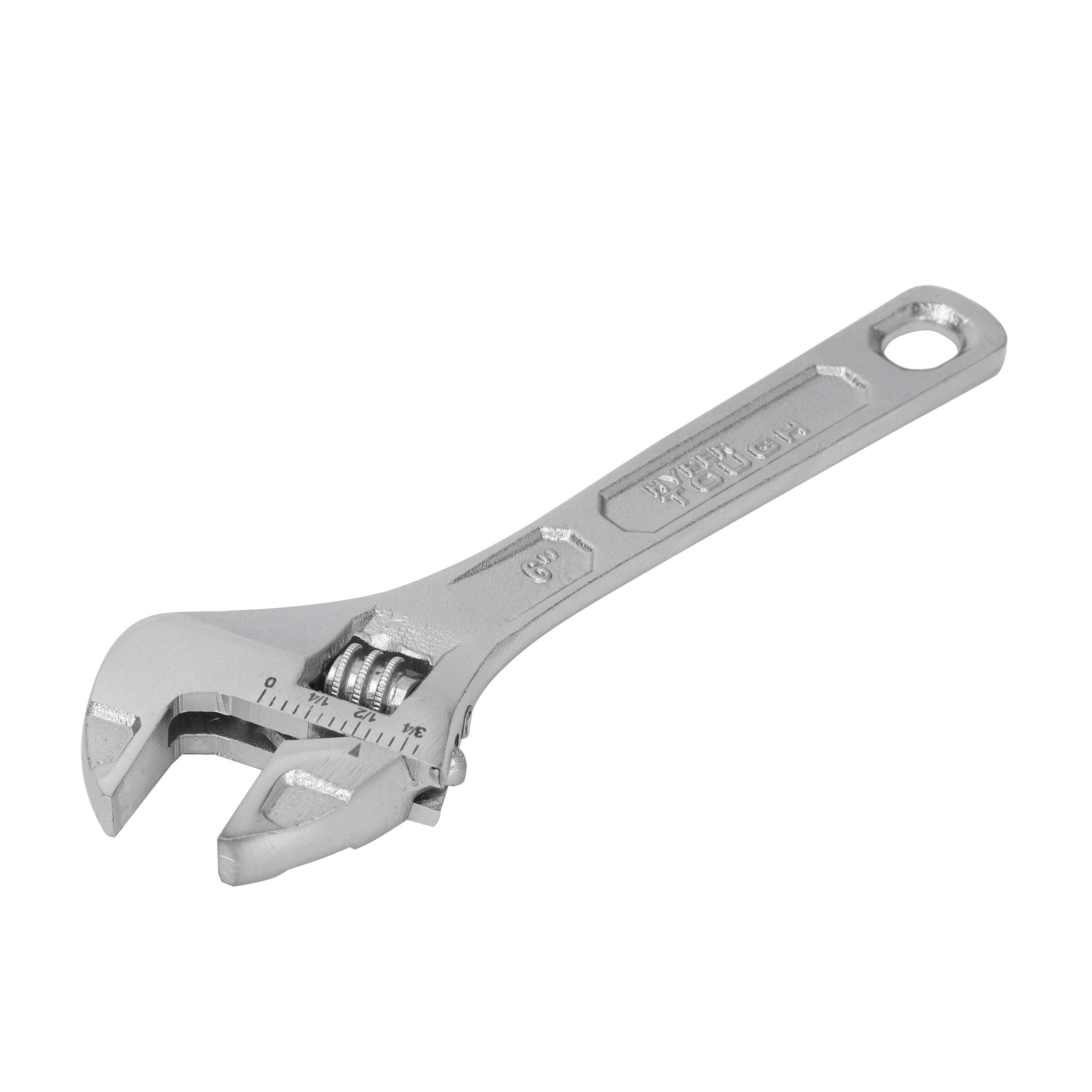 Hyper Tough 6-inch Adjustable Wrench, 3/4-inch Jaw Capacity