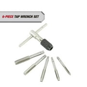 Hyper Tough 6-Piece Adjustable SAE Tap & T-Handle Wrench Set