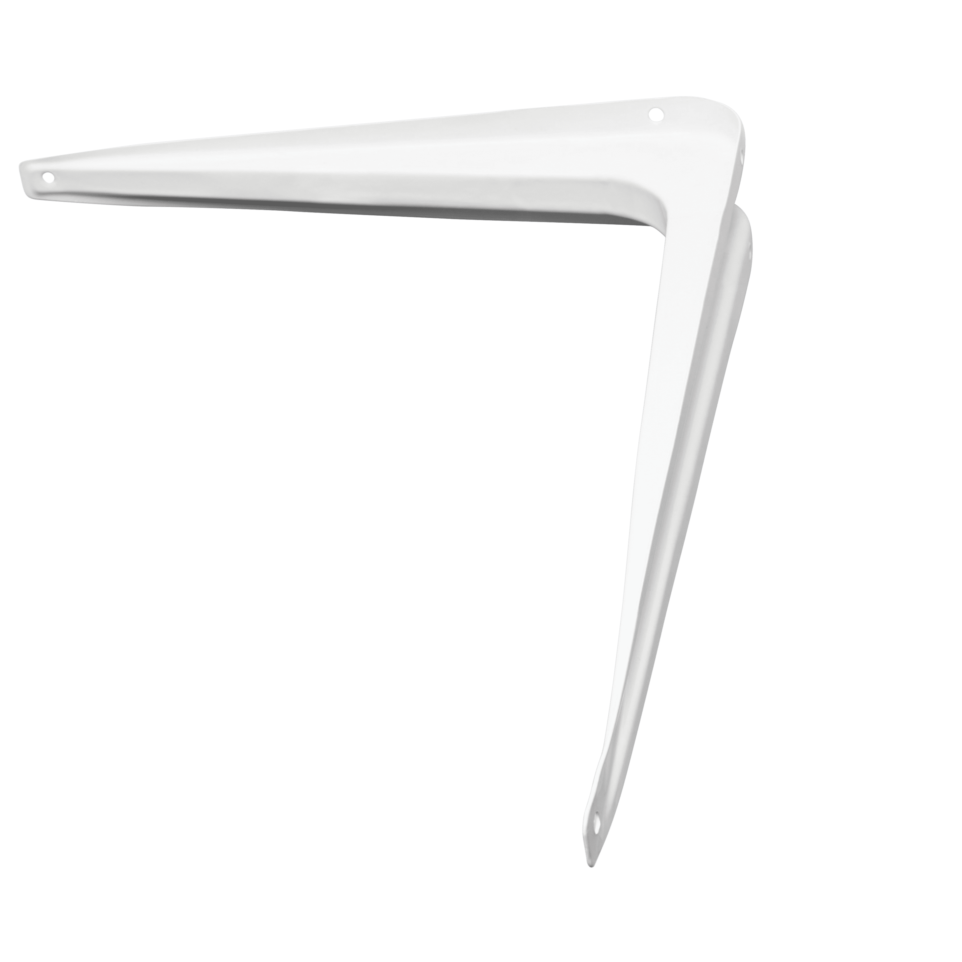 6x8 White Shelf Bracket with Durable Support for Home Shelving