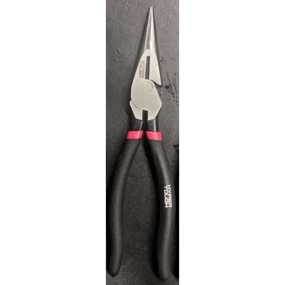Hyper Tough 8-inch Needle Nose Pliers with Comfort Grip Handle