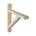 thumbnail image 1 of Hyper Tough 8" x 9" Wood Shelf Bracket, 1 of 7