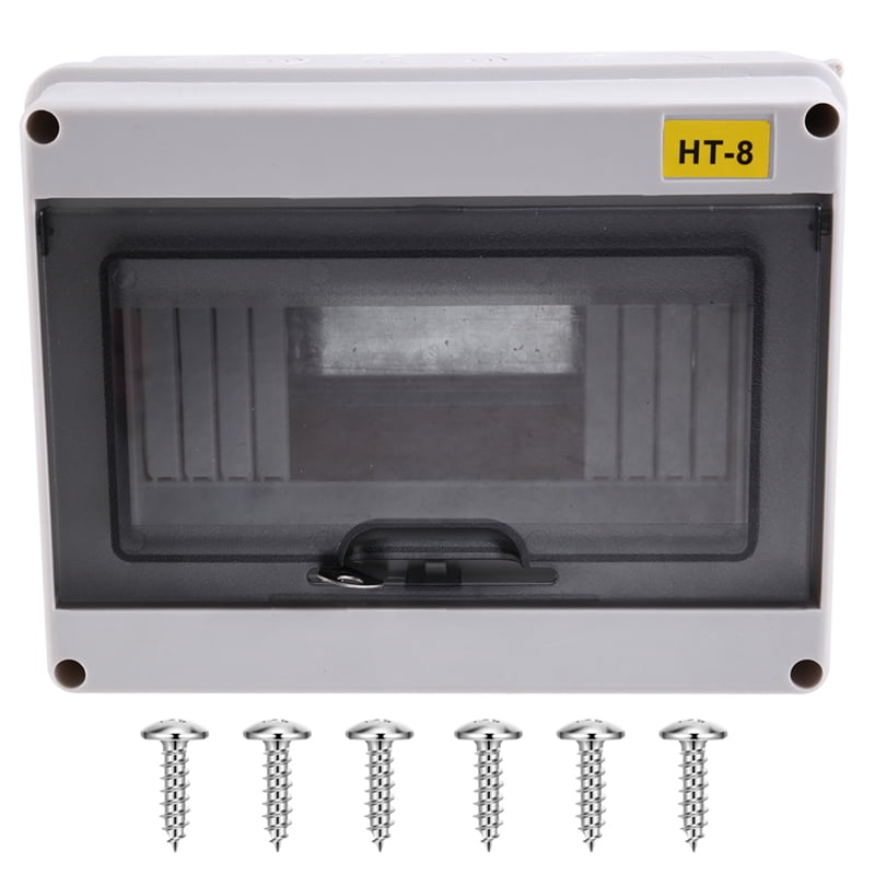 HT-8 Way IP65 Mcb Breaker Box Distribution Protection Box ABS Power ...