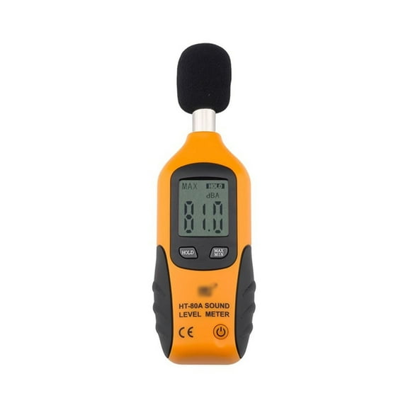 HT-80A Noise Meter Decibel Detection Instrument, Noise Tester Sound Sound Level Meter, Household Volume Measuring Instrument