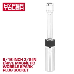 Hyper Tough 3/8-inch Drive 9/16-inch Magnetic Wobble Spark Plug Socket
