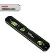 thumbnail image 1 of Hyper Tough 9-inch 3 Vial Solid Aluminum Torpedo Level, 1 of 13