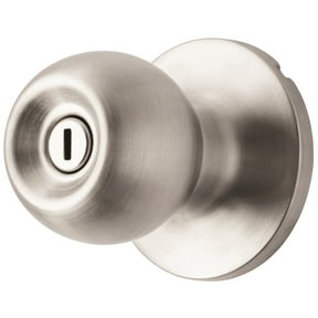 Hyper Tough Privacy Bed and Bath Doorknob, Stainless Steel Finish