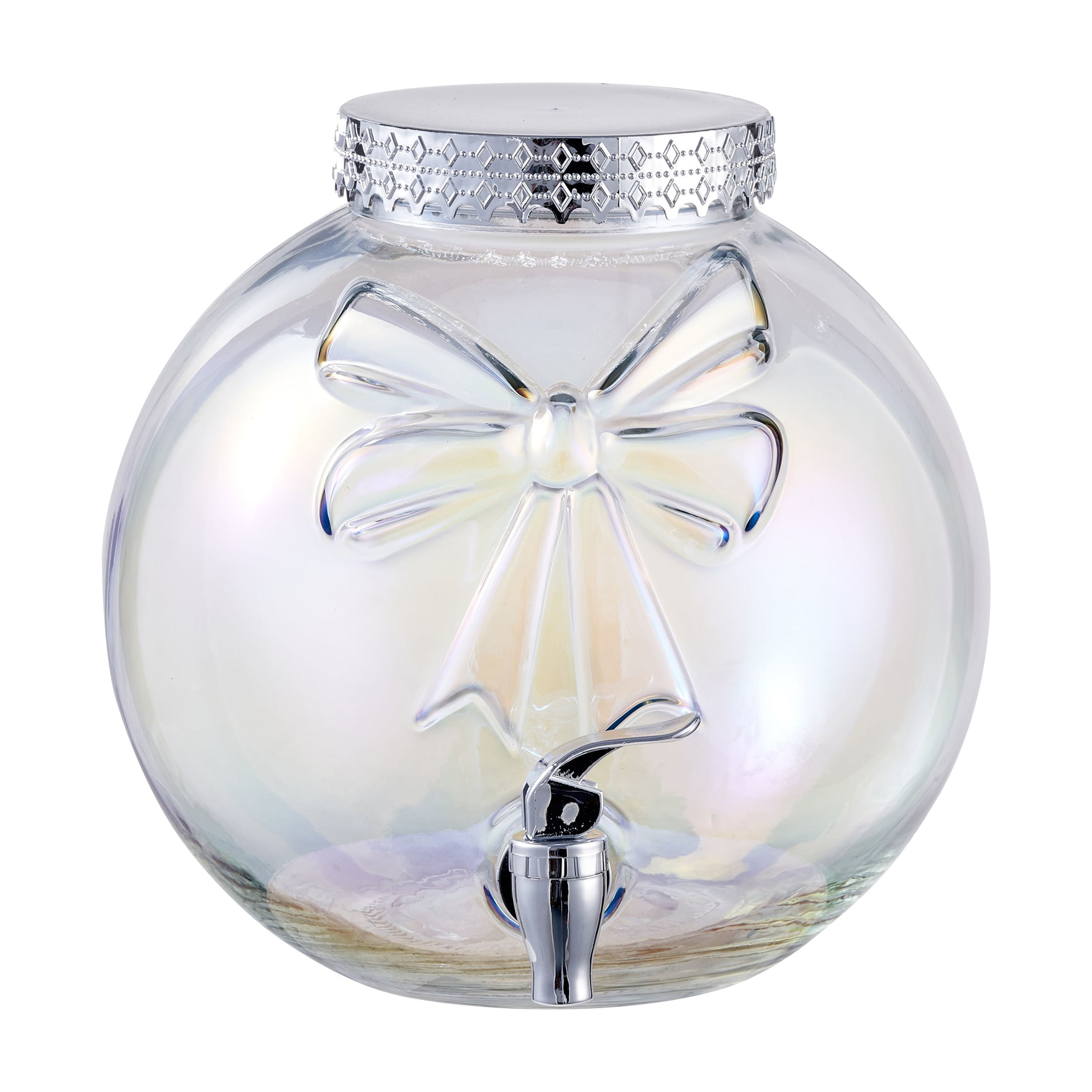 Ornament Dispenser Red Glass 1.5 Gallon Holiday Time - Walmart.com