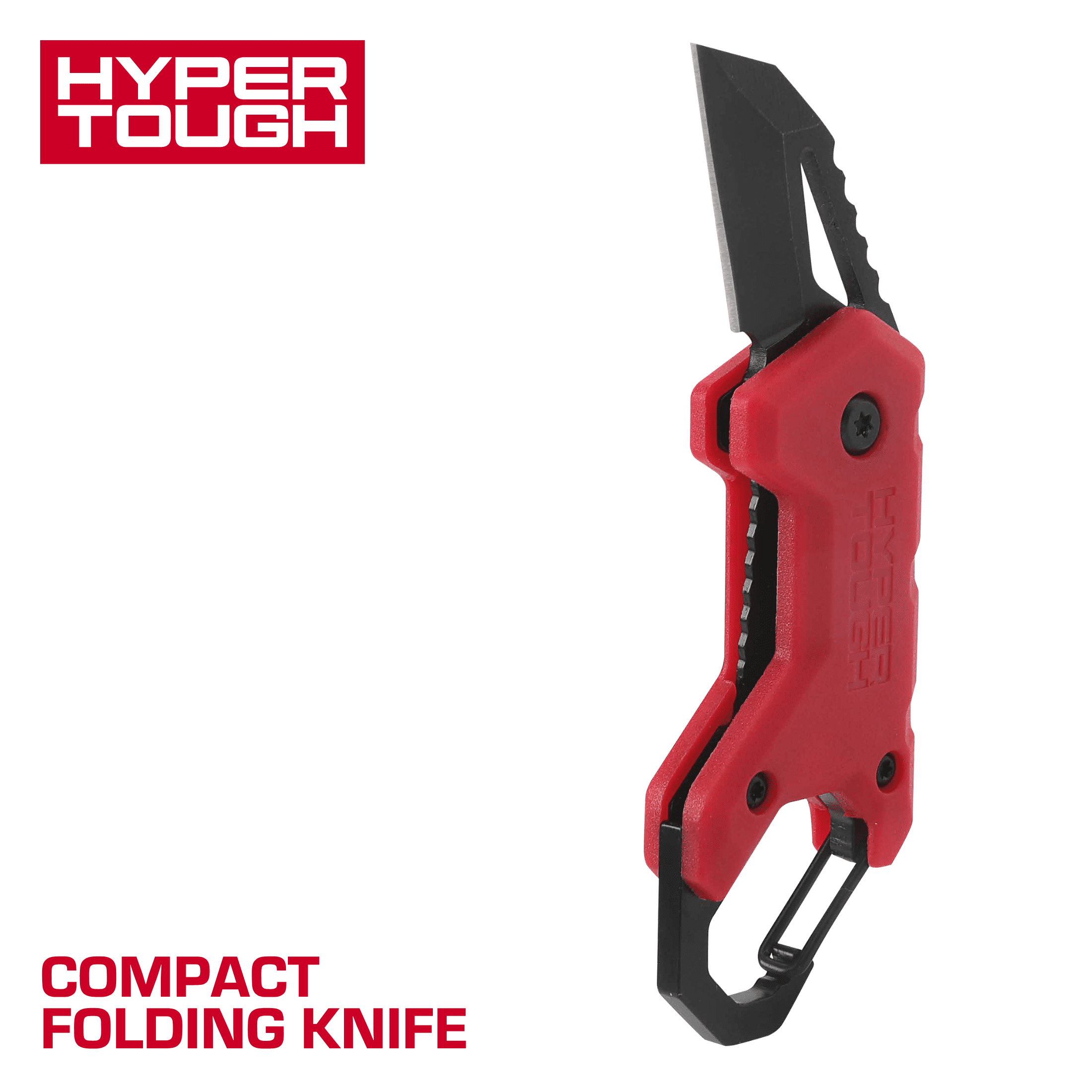 Hyper Tough Keychain Box Cutter Utility Knife with Carabiner