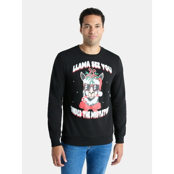 Men's Christmas Light Up Graphic Sweatshirt from Holiday Time, Sizes XS-3XL