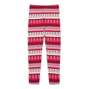 Holiday Time Girls Christmas Printed Leggings, Sizes 4-18