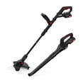 thumbnail image 1 of Hyper Tough 20V Brushless Cordless 12" Trimmer and 120 CFM Blower Combo Kit with (1) 20V Max 2.0Ah Battery and Charging Cable, 1 of 19
