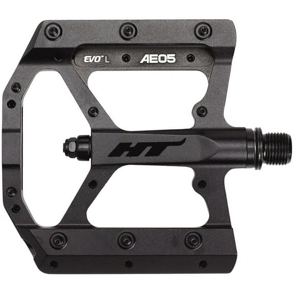 HT Components AE05(EVO+) Pedals - Platform, Aluminum, 9/16", Stealth Black