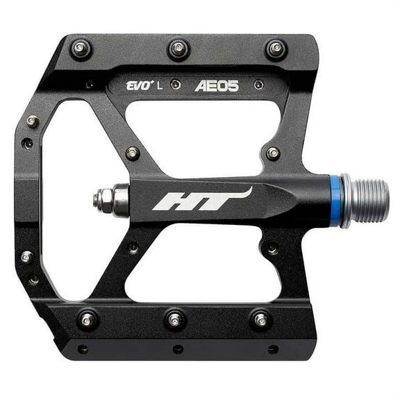 HT Components AE05(EVO+) Pedals - Platform, Aluminum, 9/16", Black