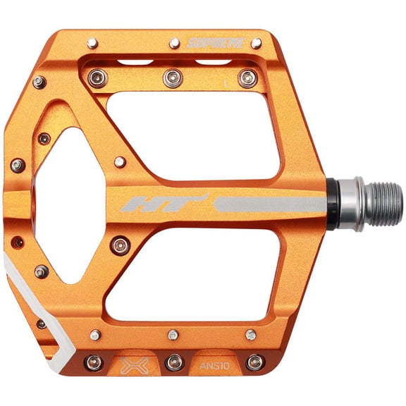 HT Pedals ANS10 Supreme Platform Pedals, CrMo - Orange