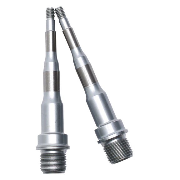 HT Components Nano-S/Air-S Pedal Spindle - ANS10, Chromoly, Silver
