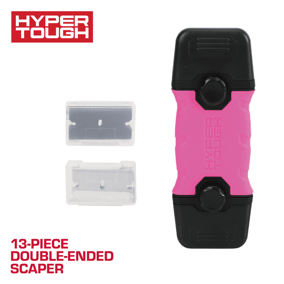 Hyper Tough 13-Piece Double Ended Scraper with Soft Grip Handle