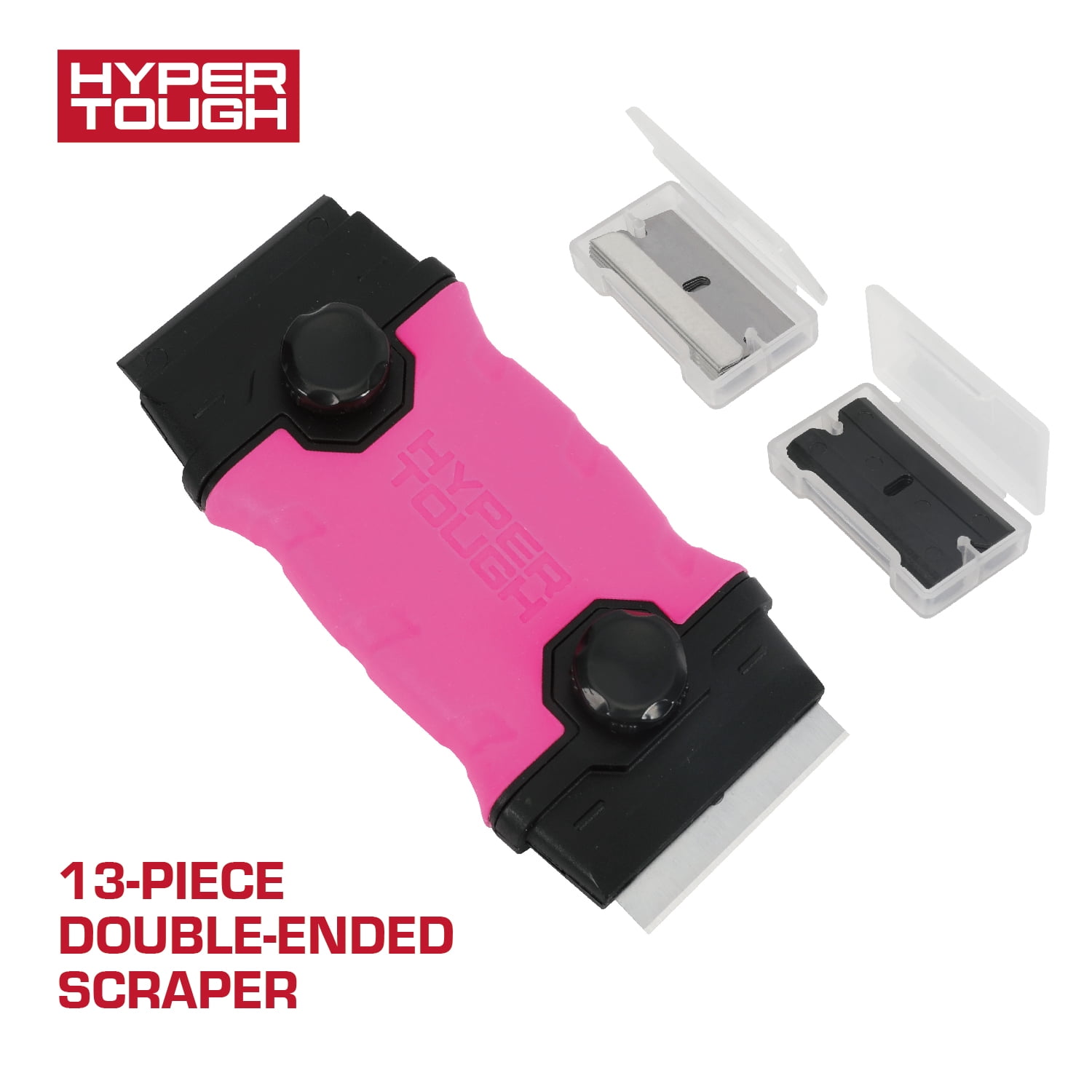 Hyper Tough 13-Piece Double Ended Scraper with Soft Grip Handle